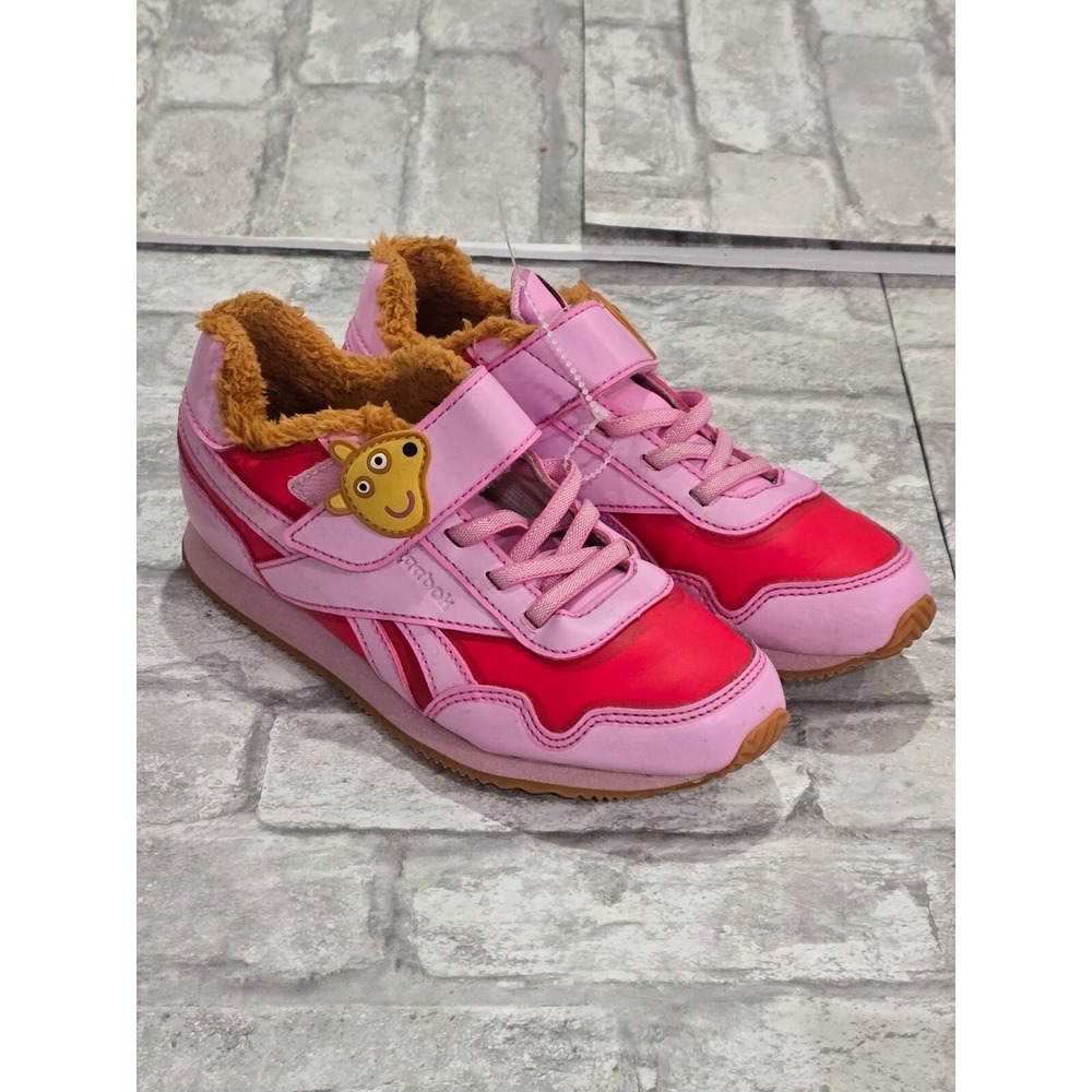 REEBOK Peppa Pig Classic Jogger 3 Pink Red Kids Sneakers Shoes Toddler Sz US 1